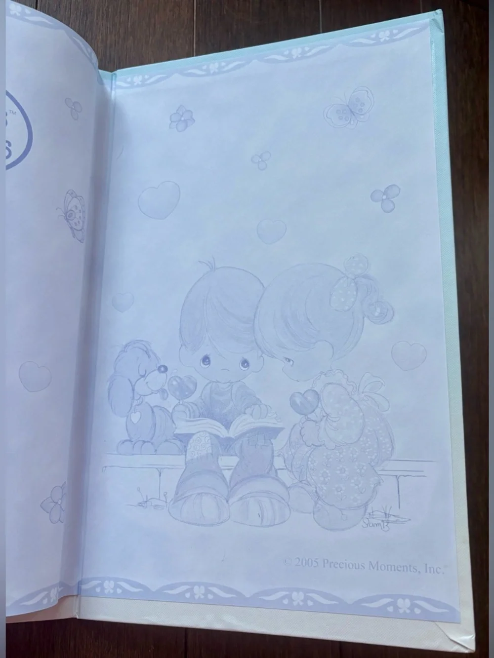 Vintage Hallmark Precious Moments Post Photo Album Love One Another Like New - Picture 6 of 7